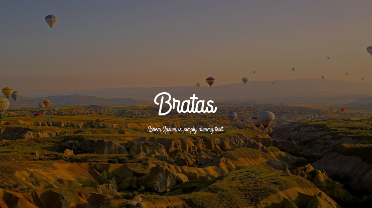 Bratas Font Family
