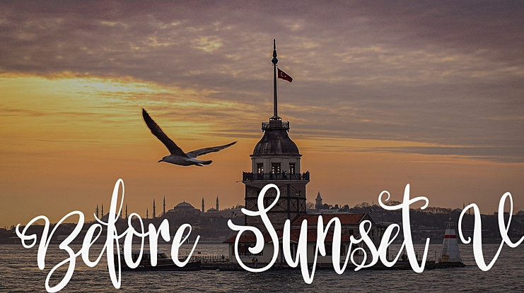 Before Sunset V1 Font