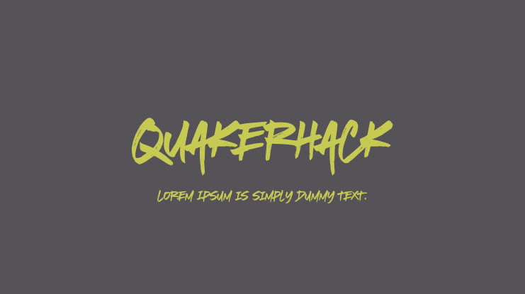 Quakerhack Font