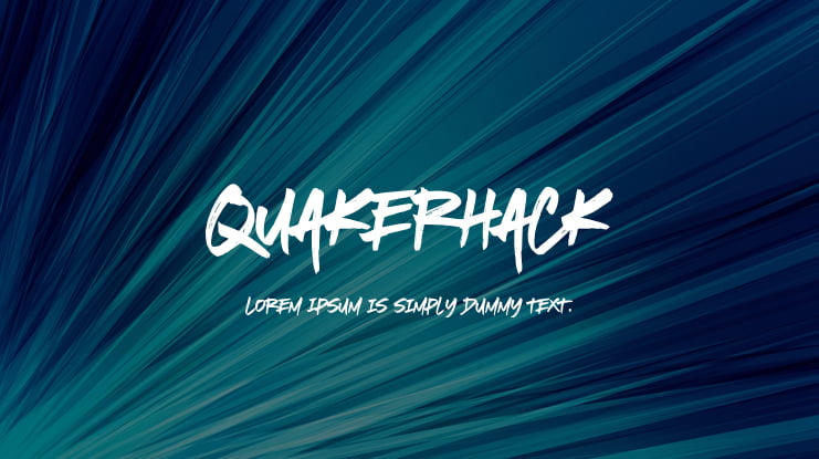 Quakerhack Font