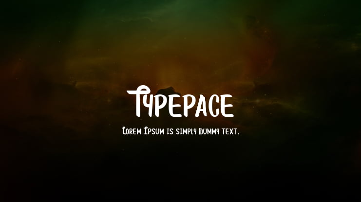 Typepace Font