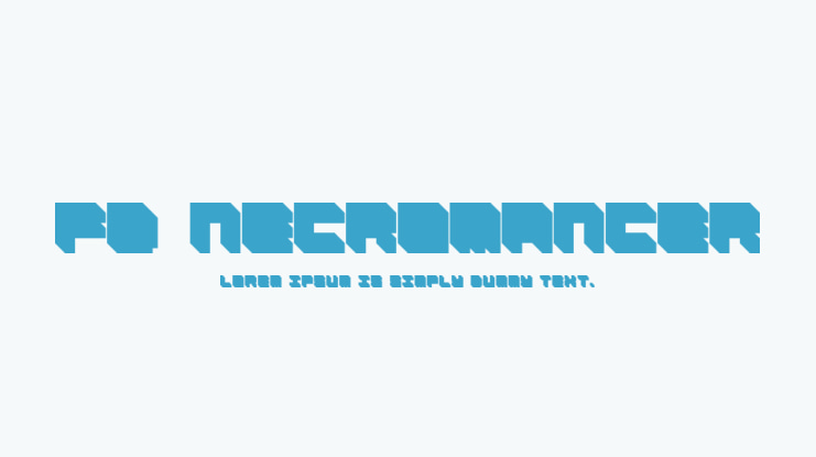 FD Necromancer Font