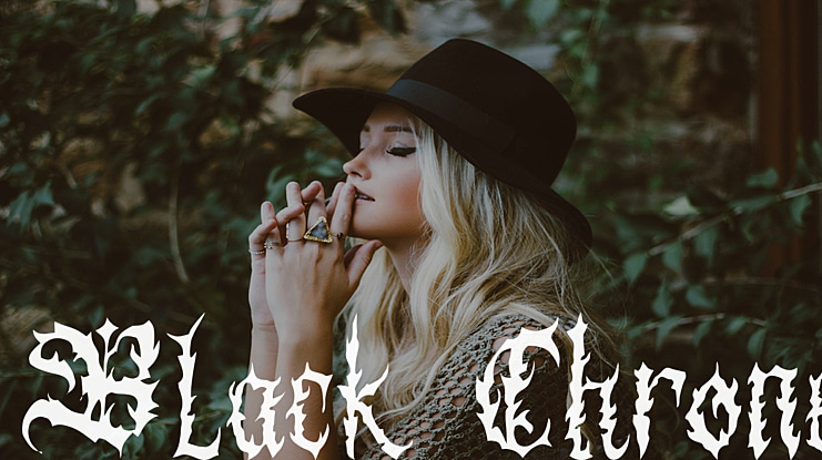 Black Chrone Font