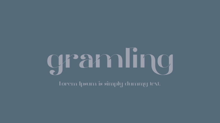 gramling Font