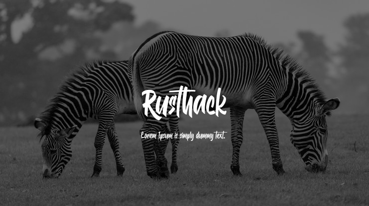 Rusthack Font