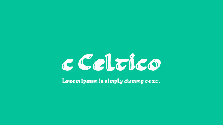 c Celtico Font
