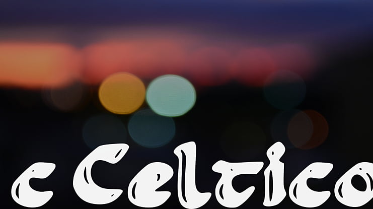 c Celtico Font