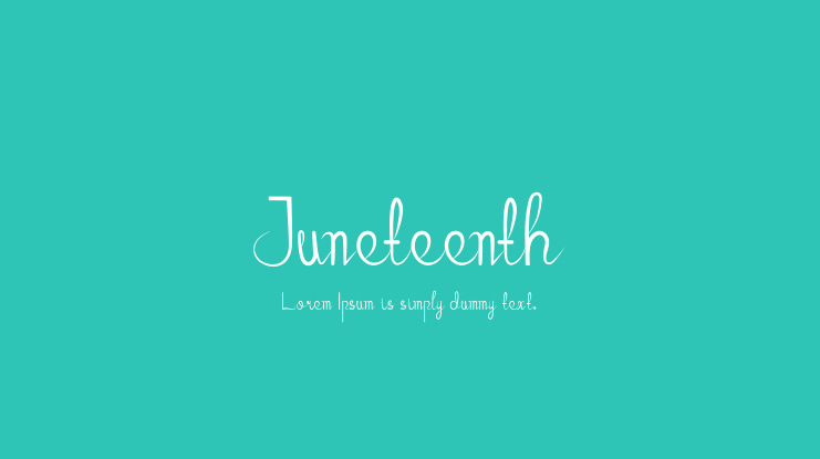 Juneteenth Font