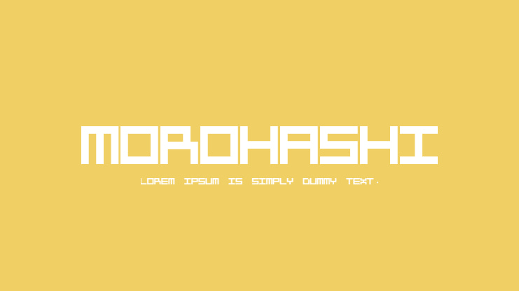 Morohashi Font