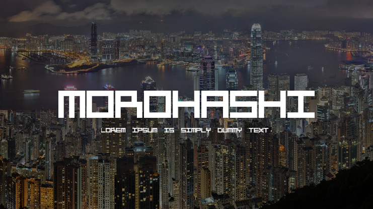 Morohashi Font