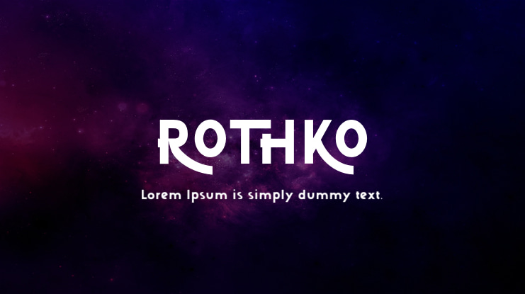 ROTHKO Font Family