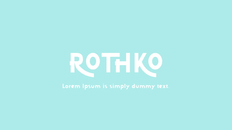 ROTHKO Font Family