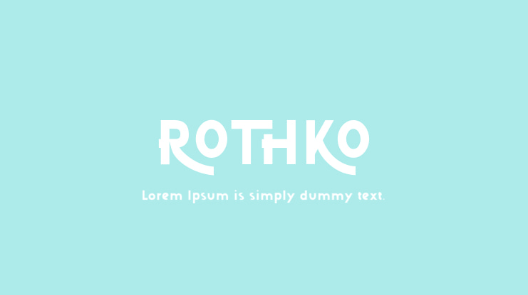 ROTHKO Font Family