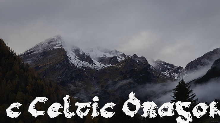 c Celtic Dragon Font