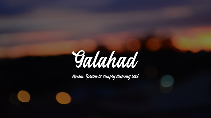 Galahad Font