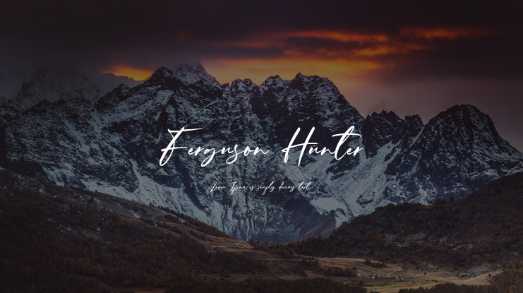 Ferguson Hunter Font