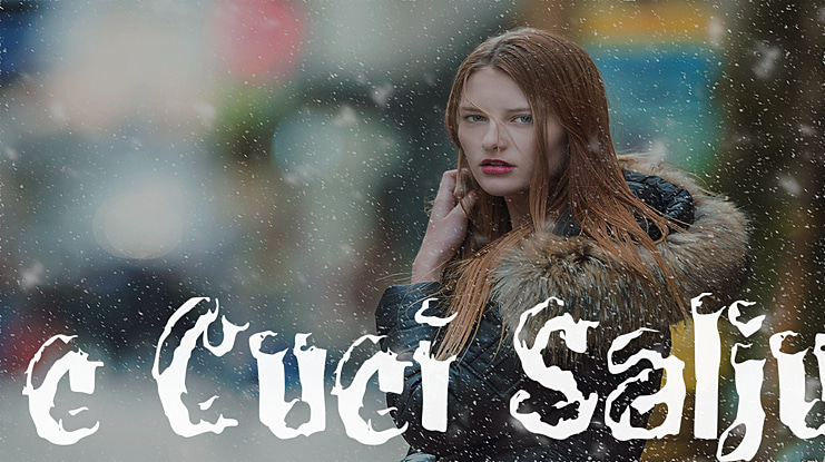 c Cuci Salju Font