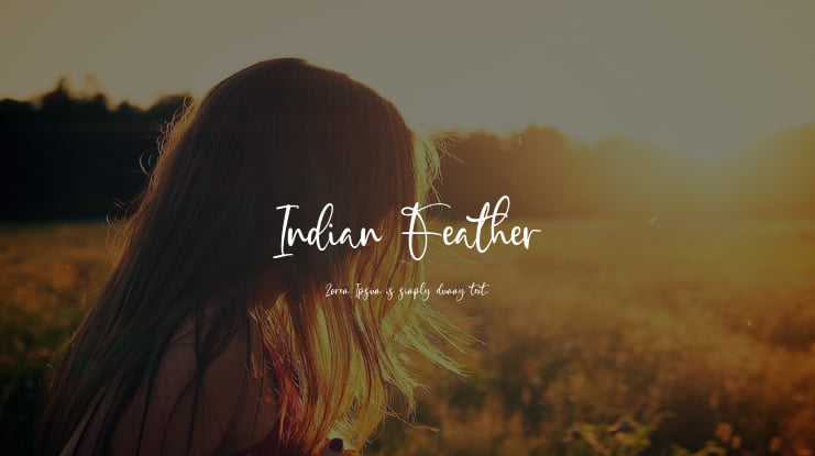 Indian Feather Font