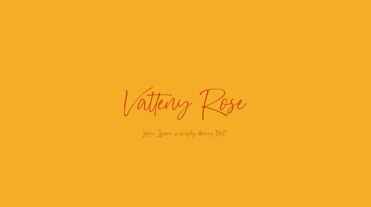 Vatteny Rose Font