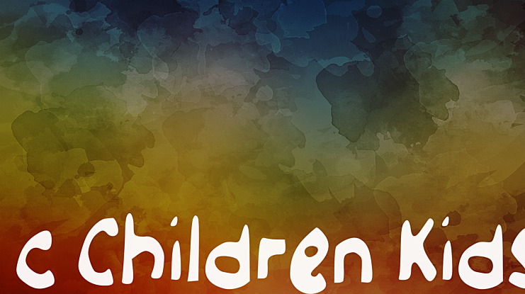 c Children Kids Font