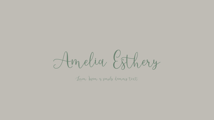 Amelia Esthery Font