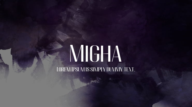 Migha Font Family