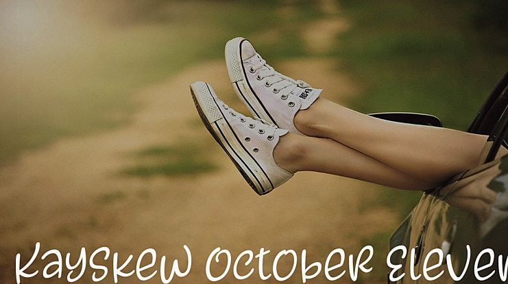 Kayskew October Eleven Font
