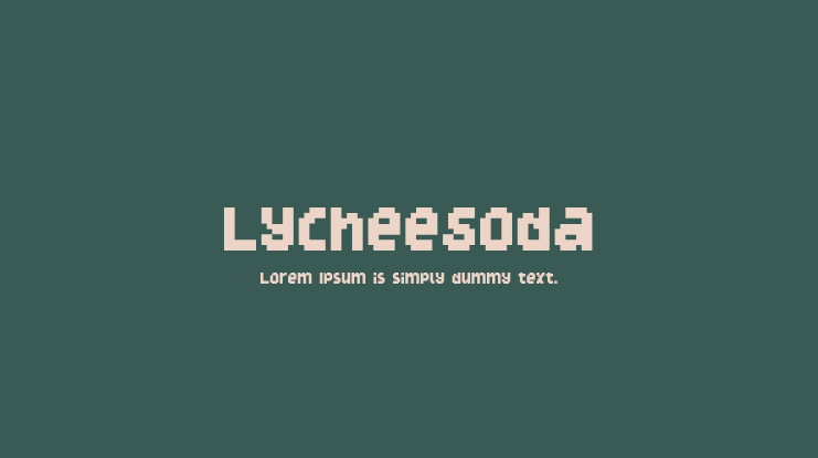 LycheeSoda Font