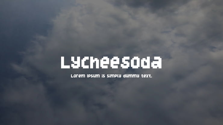 LycheeSoda Font