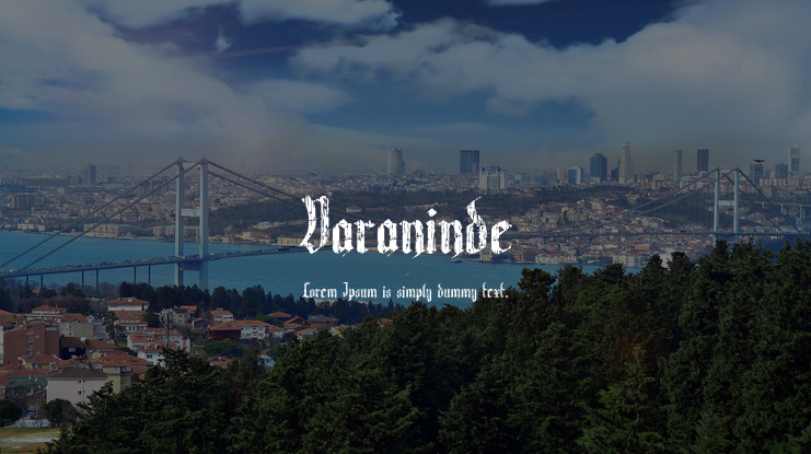 Varaninde Font Family