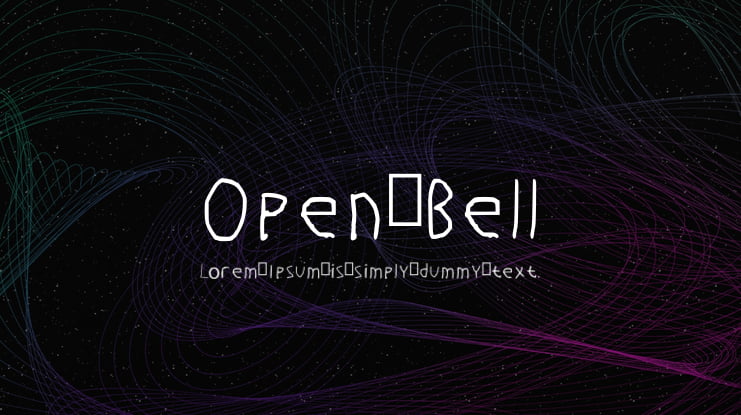 Open Bell Font
