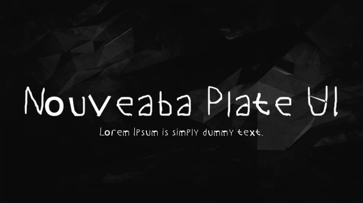 Nouveaba Plate UI Font
