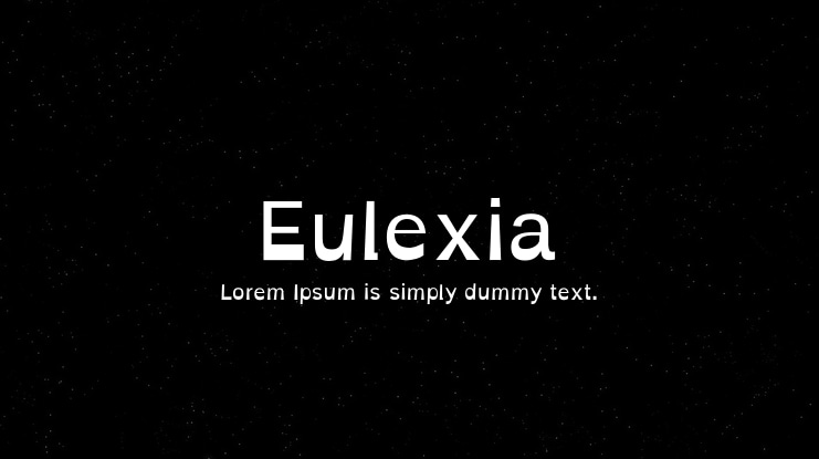 Eulexia Font Family