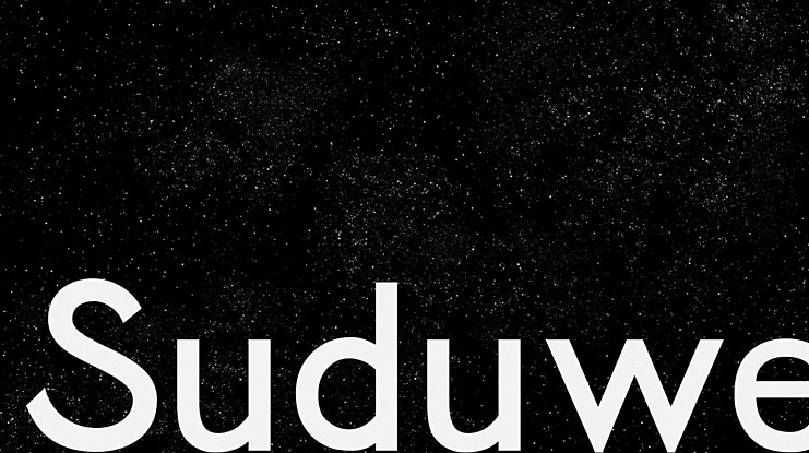 Suduwe Font