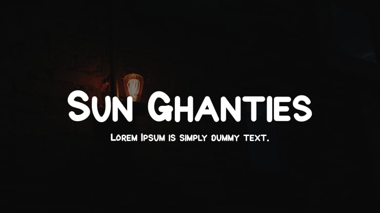 Sun Ghanties Font