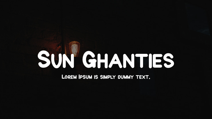Sun Ghanties Font