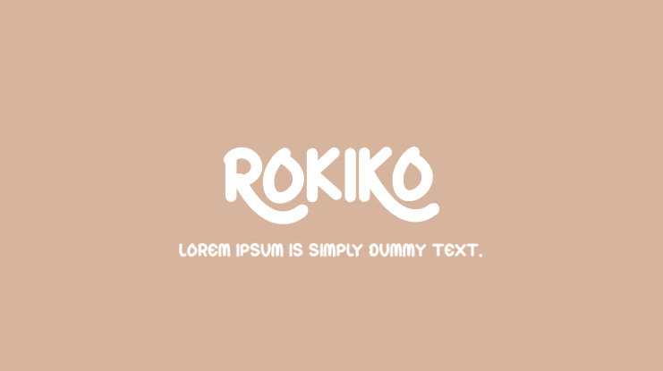 ROKIKO Font