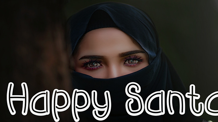 Happy Santa Font