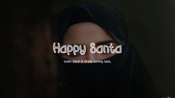Happy Santa Font