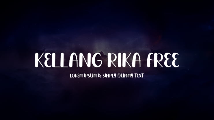 Kellang Rika FREE Font