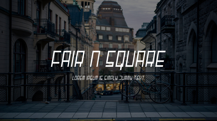 Fair N Square Font