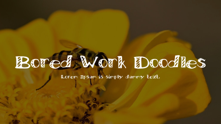 Bored_Work_Doodles Font