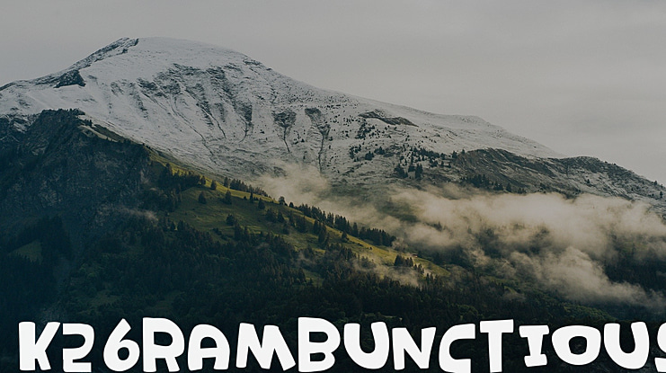 K26Rambunctious Font