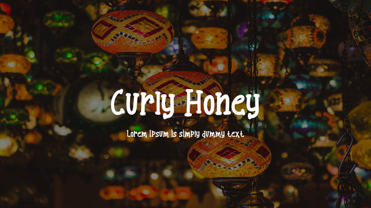 Curly Honey Font