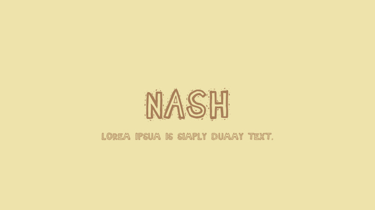 Nash Font