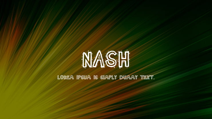 Nash Font