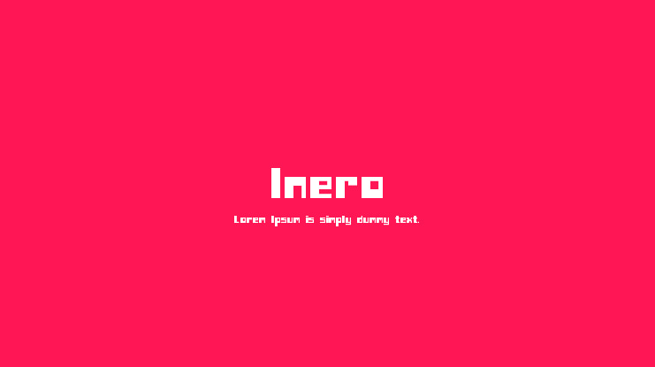 Inero Font
