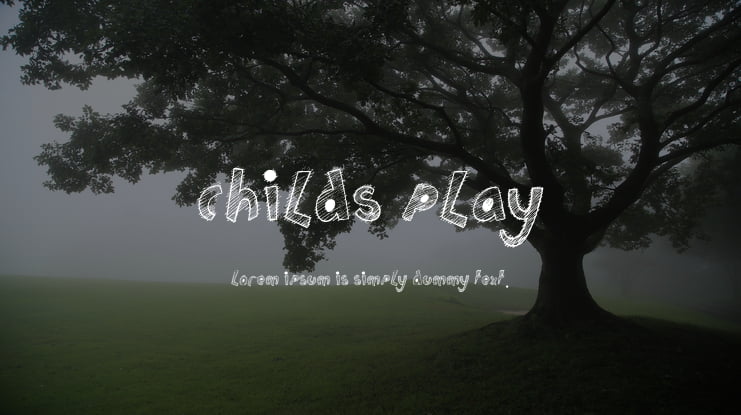 Childs Play Font