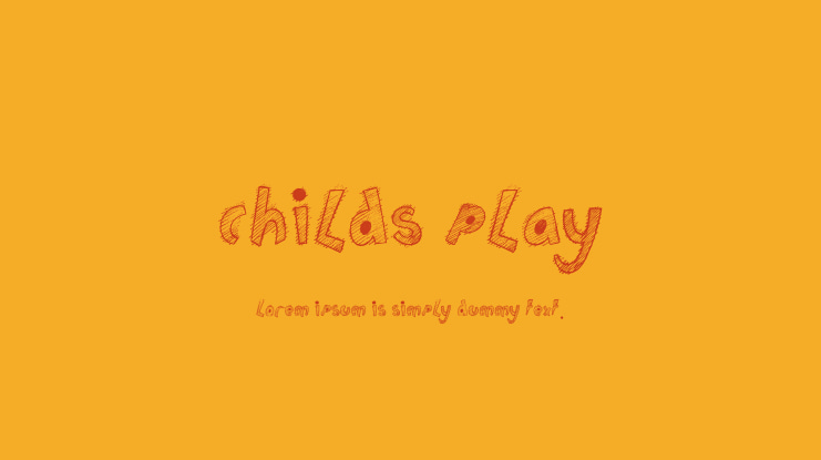 Childs Play Font