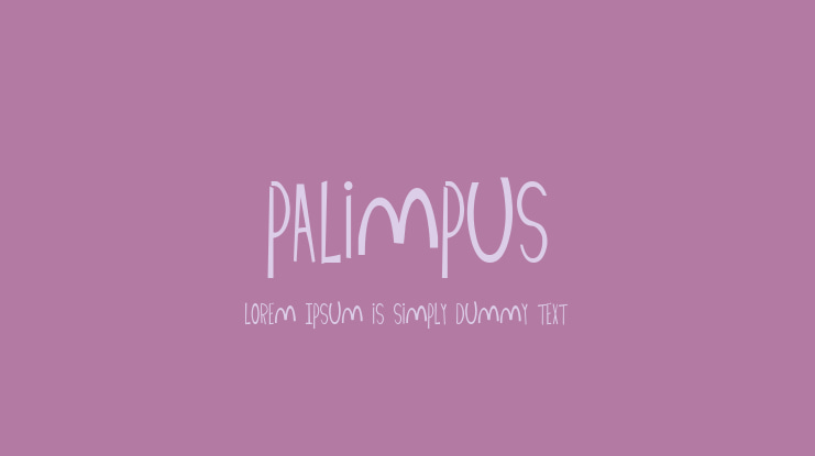 Palimpus Font